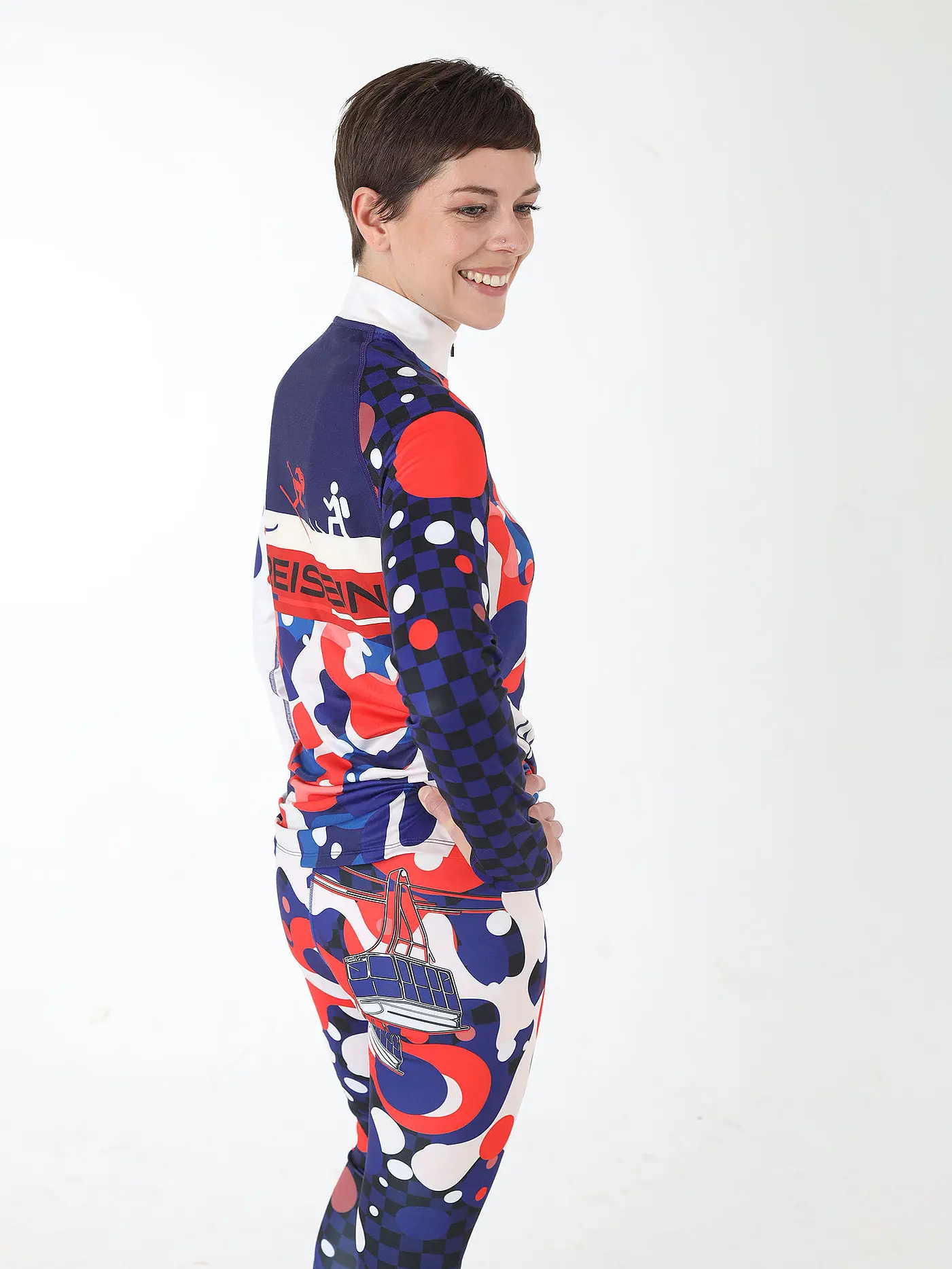 FREISEIN | Damen Unterzieh Zipshirt Speed Queen | 